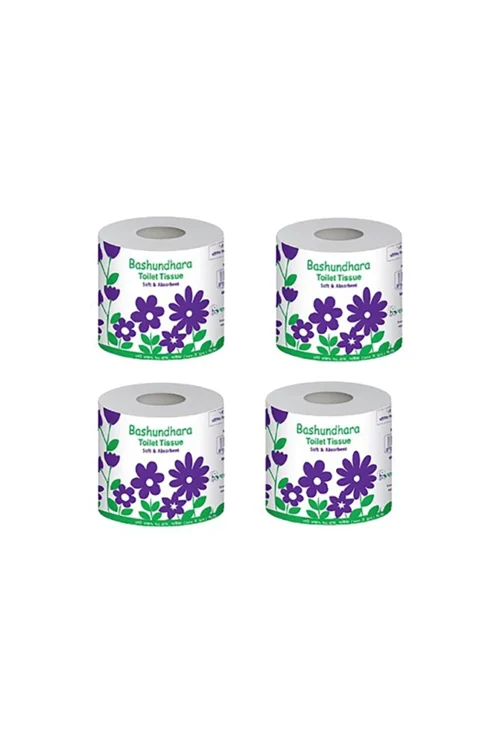 Bashundhara Toilet Tissue 4 pcs