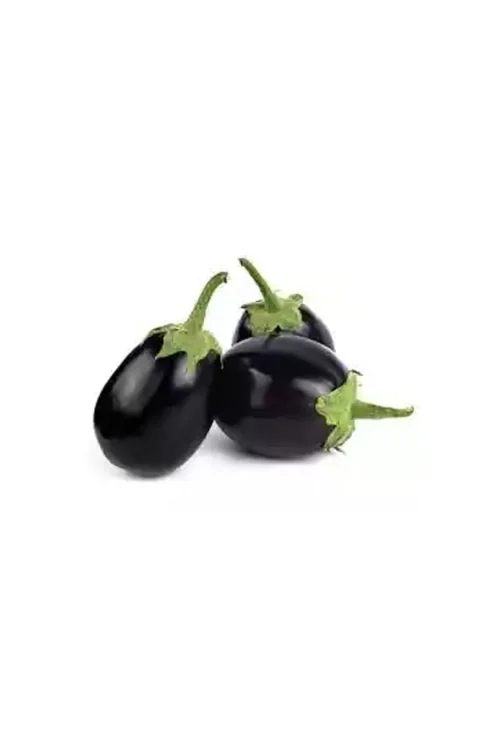 Kalo Gol Begun (Round Brinjals Black) 1000 gm