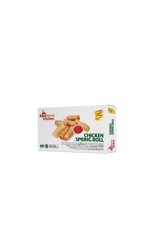Kazi Farms Kitchen Chicken Spring Roll (23-25 pcs) 250 gm