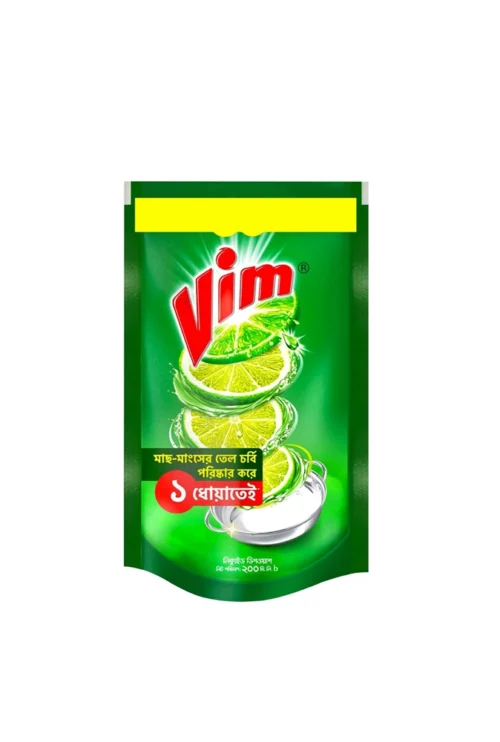 Vim Dishwashing Liquid Pouch 200 ml